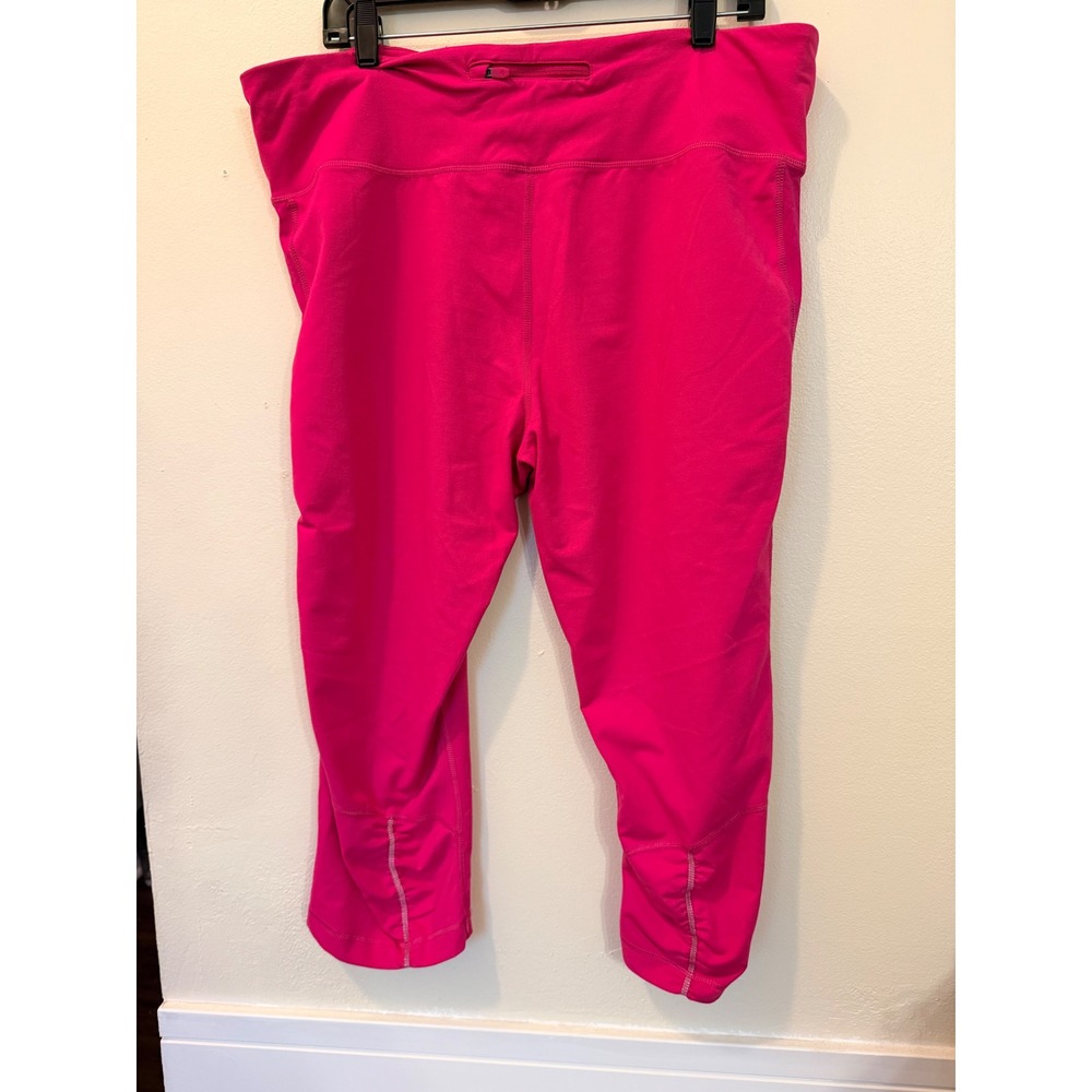Columbia Womens Leggings XL Pink Omni-Wick Capri Activewear Gorpcore - Picture 5 of 9